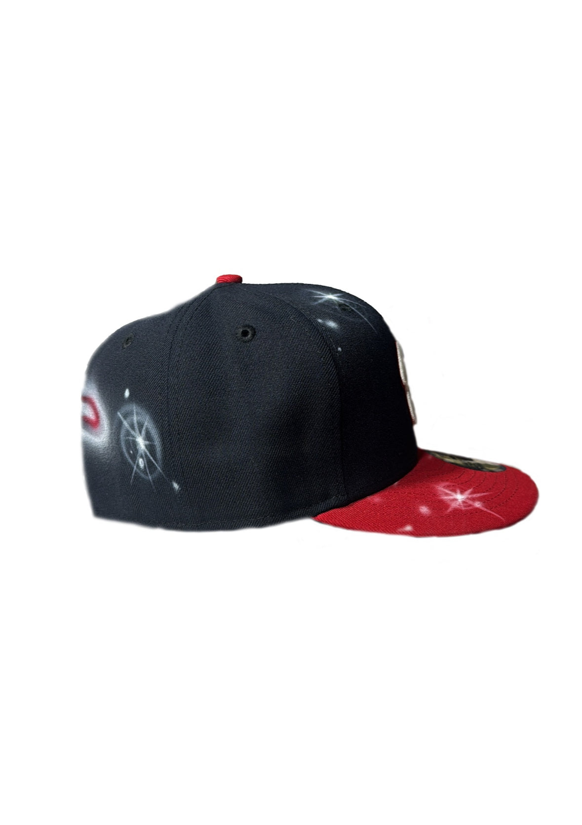 W NAVY / RED VALLEYDOUT FITTED SIZE 7 1/8