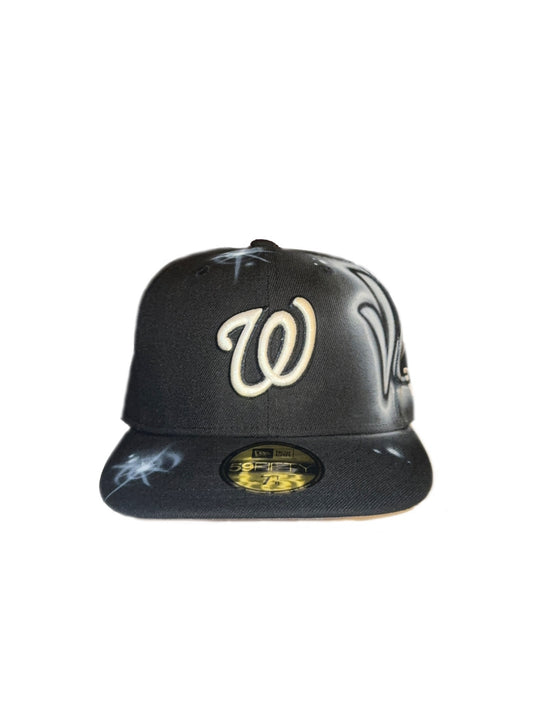 W BLACK VALLEYDOUT FITTED SIZE 7 1/8